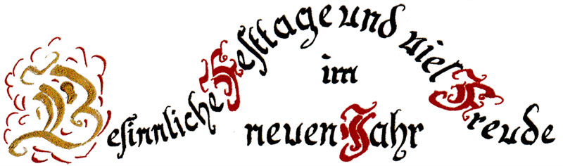 Frohe Festtage 2012